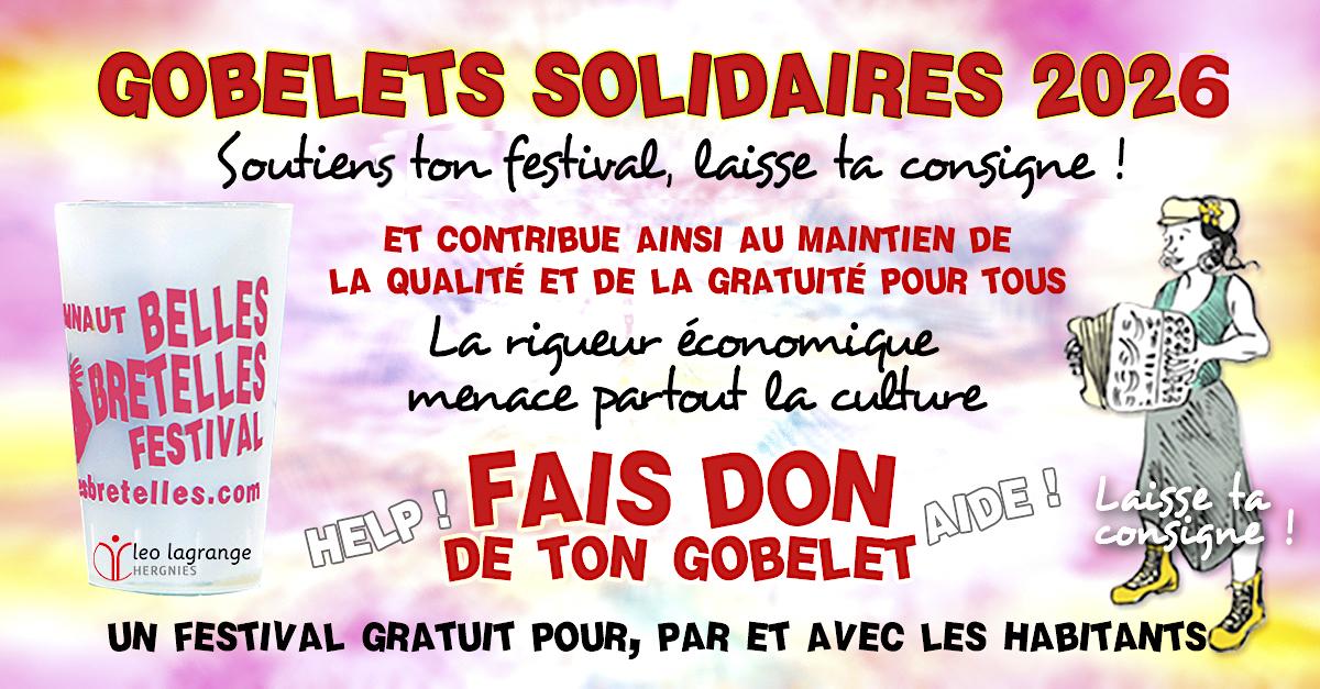 Gobelets solidaires 2026