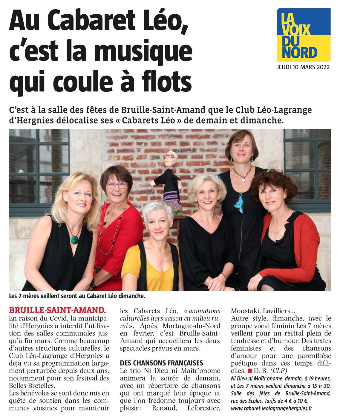 Vdn papier cabarets le o mars 2022